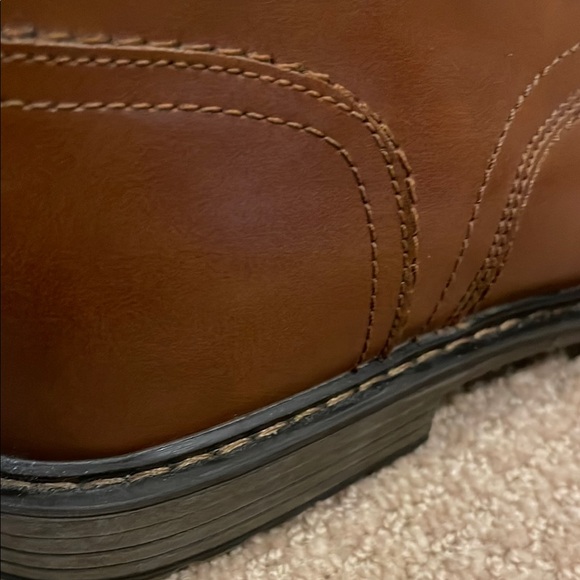 Bruno Marc NY “Philly” Synthetic Leather Brown Boots - Picture 8 of 10